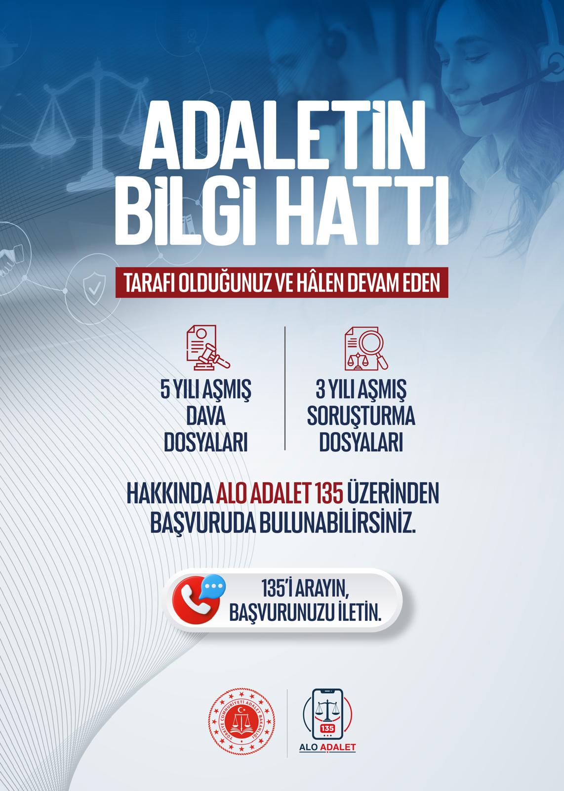 Alo Adalet 135 tanıtım afişi 2